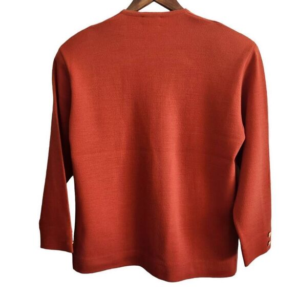 ST. Croix Knits Men's Vintage Grandpa Merino Wool Sweater Cardigan Size Medium - Picture 2 of 6